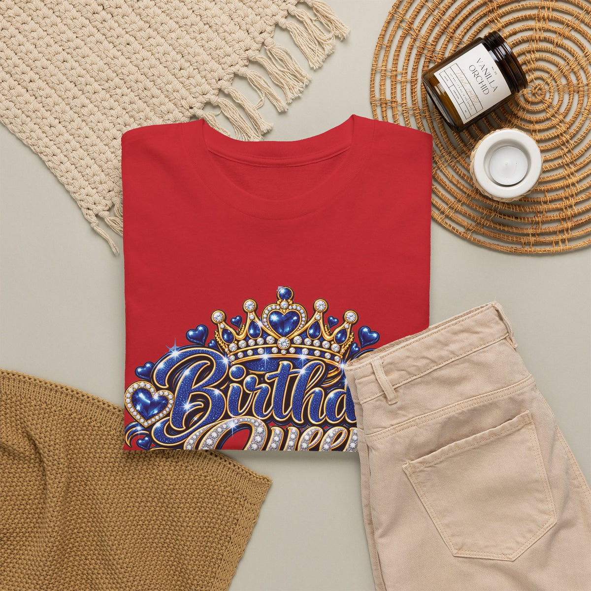 Birthday Queen Crown Graphic T-Shirt