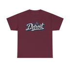 Detroit Script Tee | 313 Drip Skyline T-Shirt