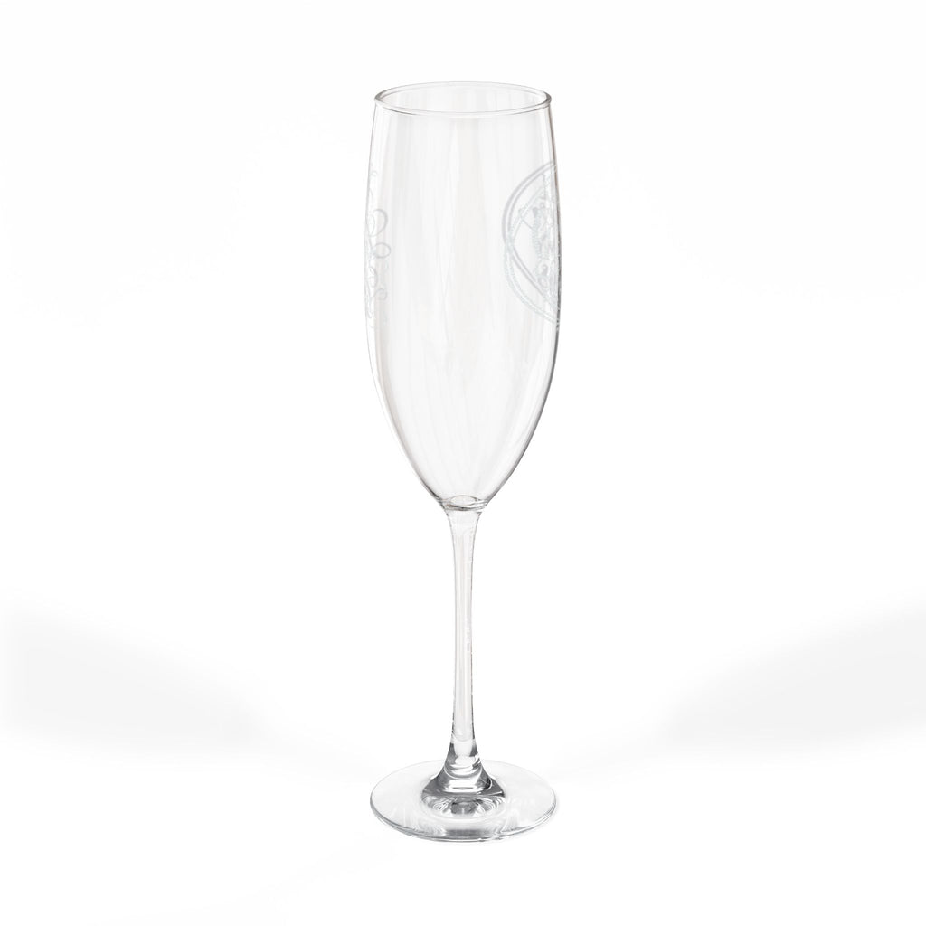 Engraved Champagne Flute, 8oz | Personalized Engraving Option