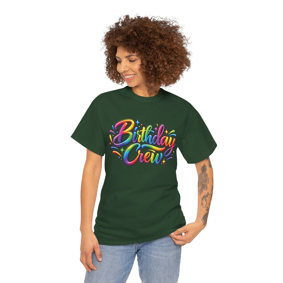 Birthday Crew Colorful Celebration T-Shirt