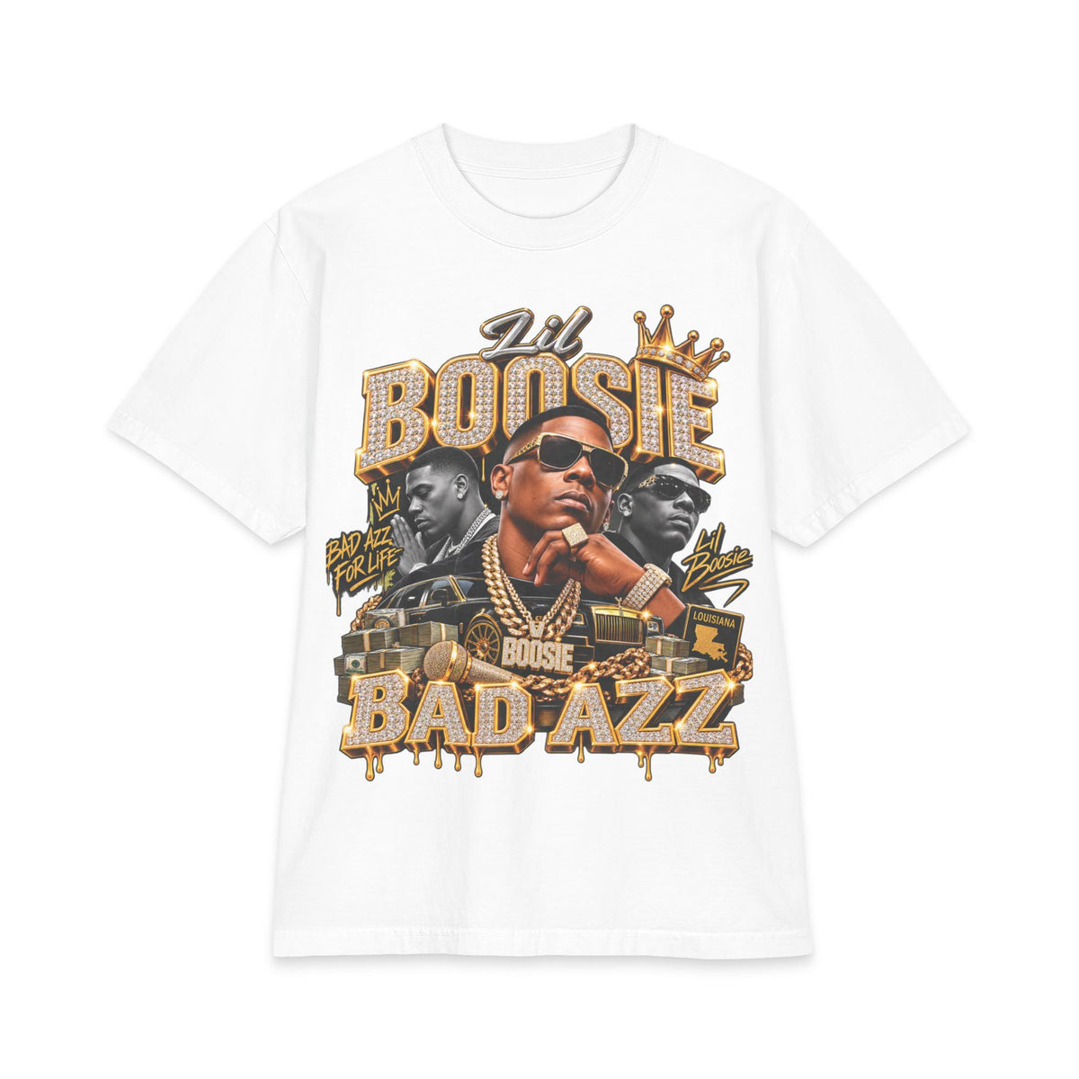 Bad Azz Rap Portrait T-Shirt | Hip Hop Graphic Tee