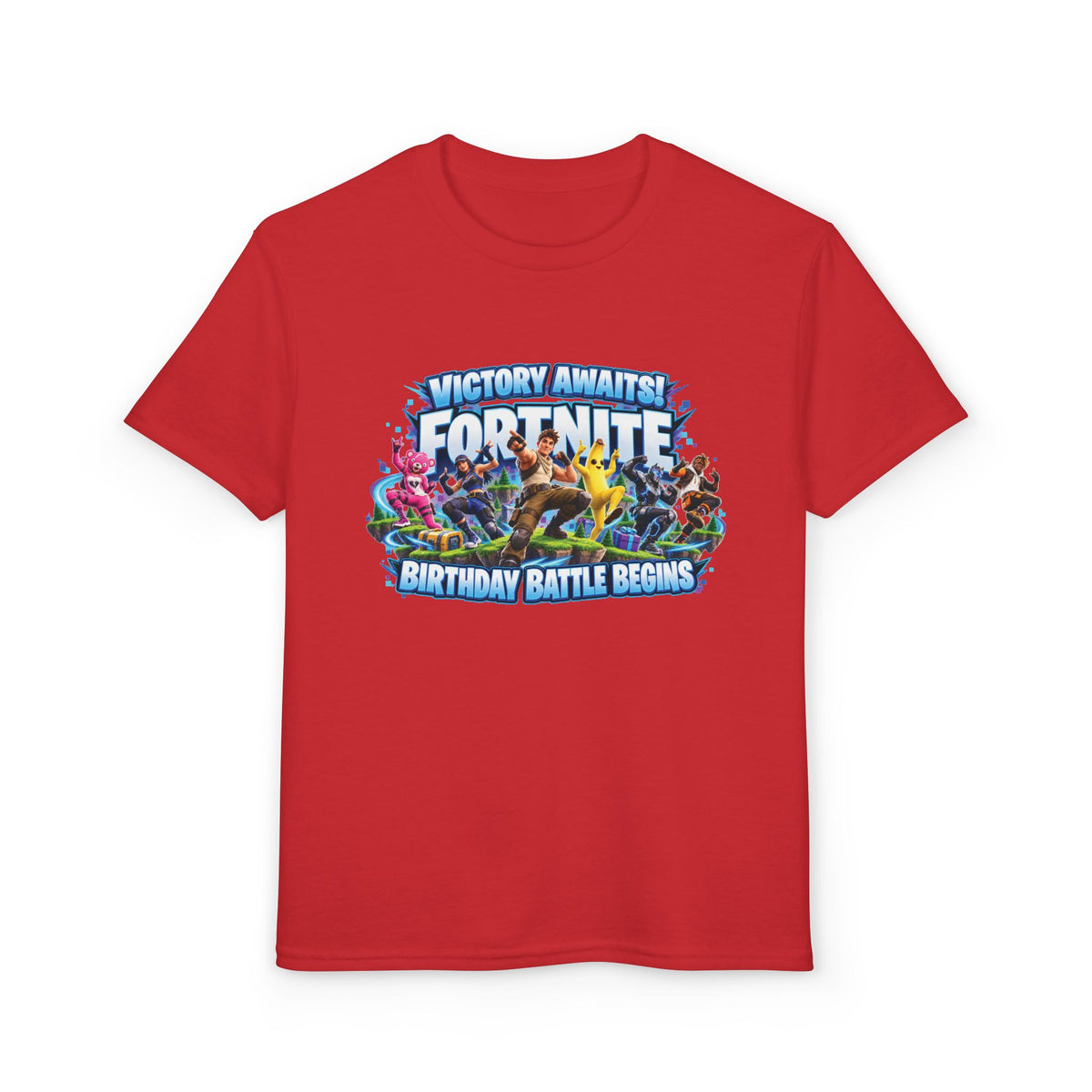 Fortnite Victory Awaits Birthday Battle Begins Youth T-Shirt