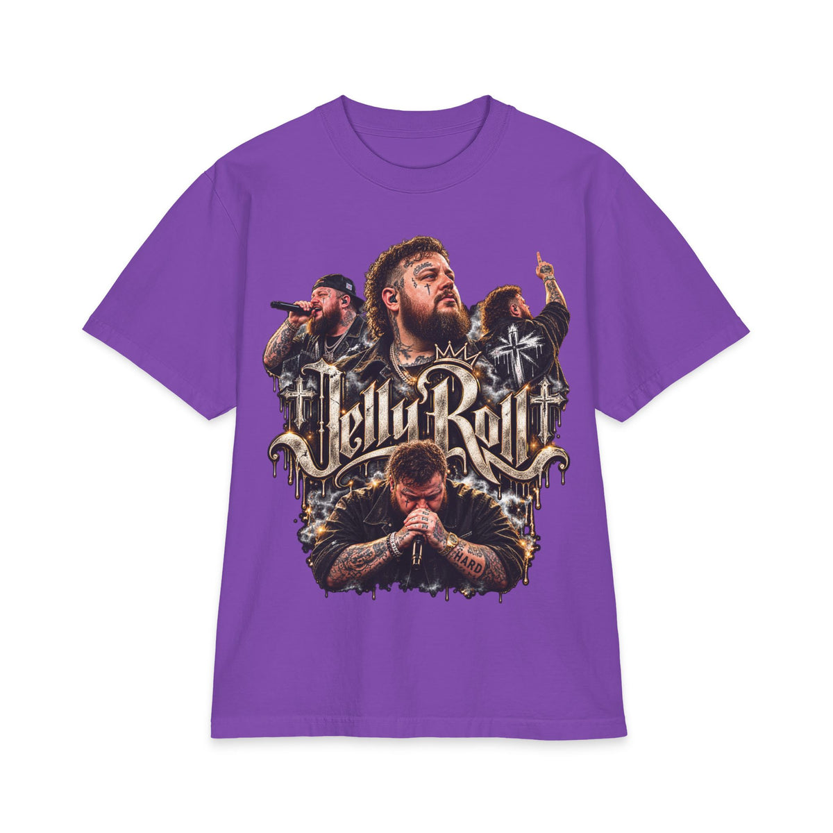 Roll Jelly band portrait T-Shirt | rock country tour tee