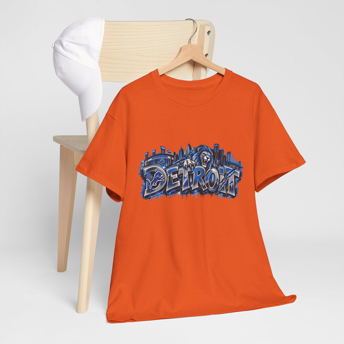 Detroit Graffiti Skyline T-Shirt | Urban City Street Art Tee