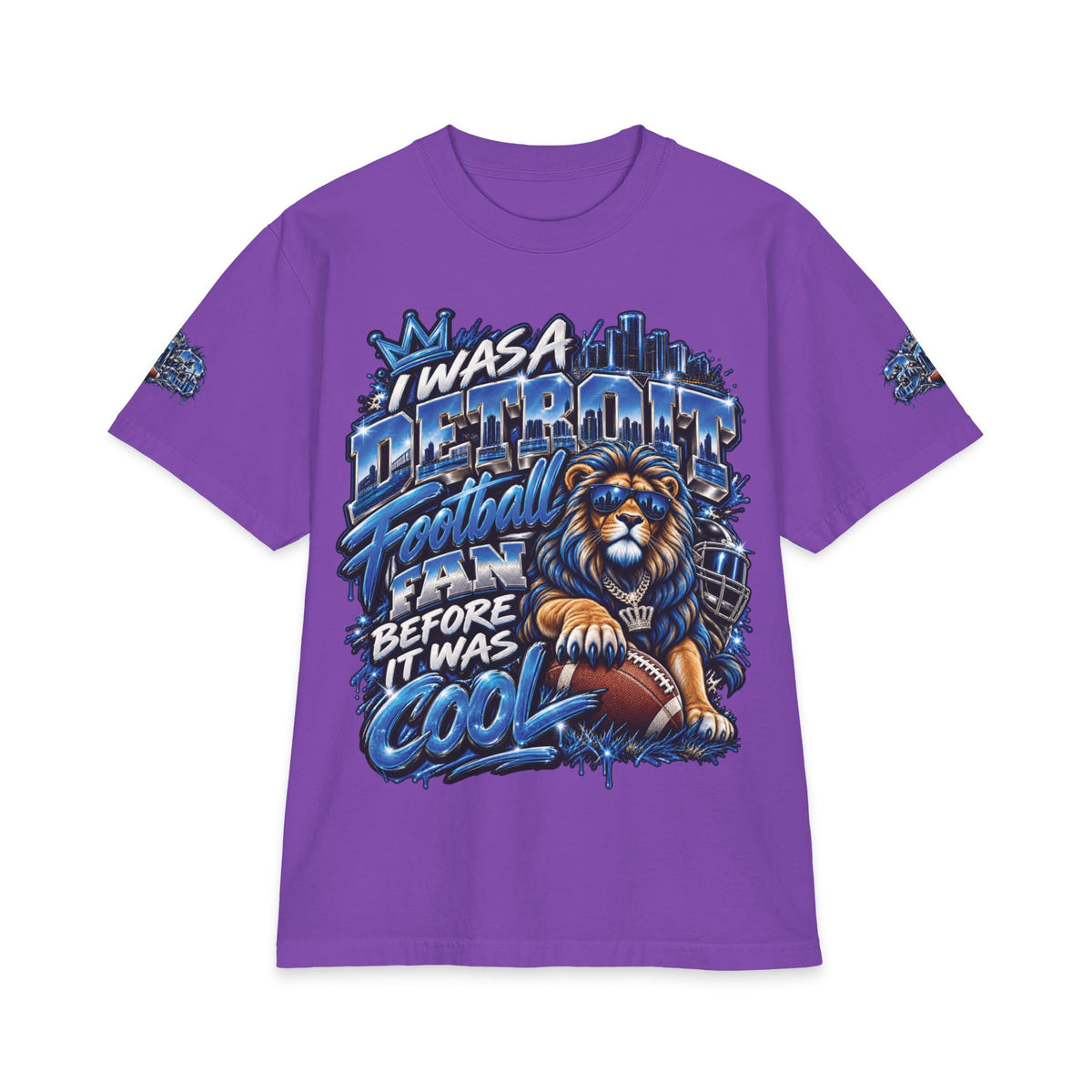 Detroit Football Lion T-Shirt | I Was a Detroit Football Fan Before It Was Cool