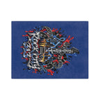 Detroit Rock City 313 graphic Velveteen Blanket | Guitar Skyline Music design