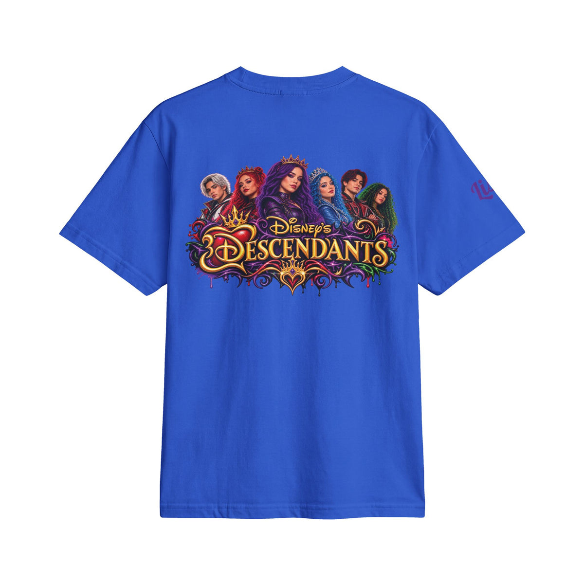 Descendants and Zombies Worlds Collide cographic T-Shirt | Descendants 3 Zombies logo tee