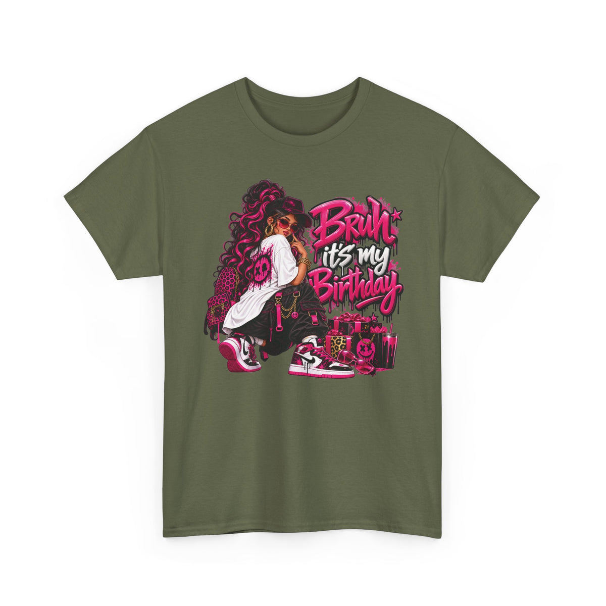 “Bruh, It’s My Birthday” Birthday Graphic T-Shirt