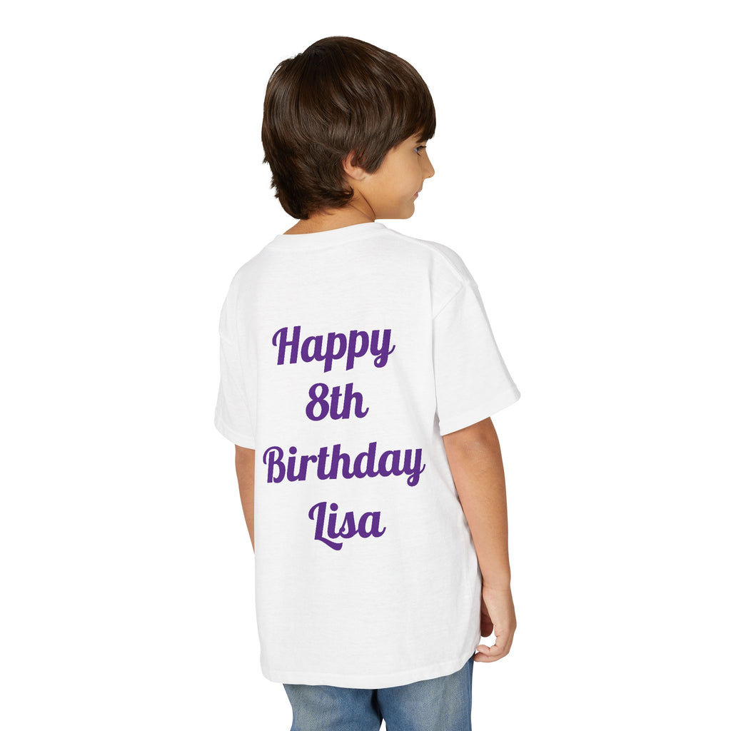 Wild About Being UNO Birthday Girl T-Shirt | Kids Custom Name Back