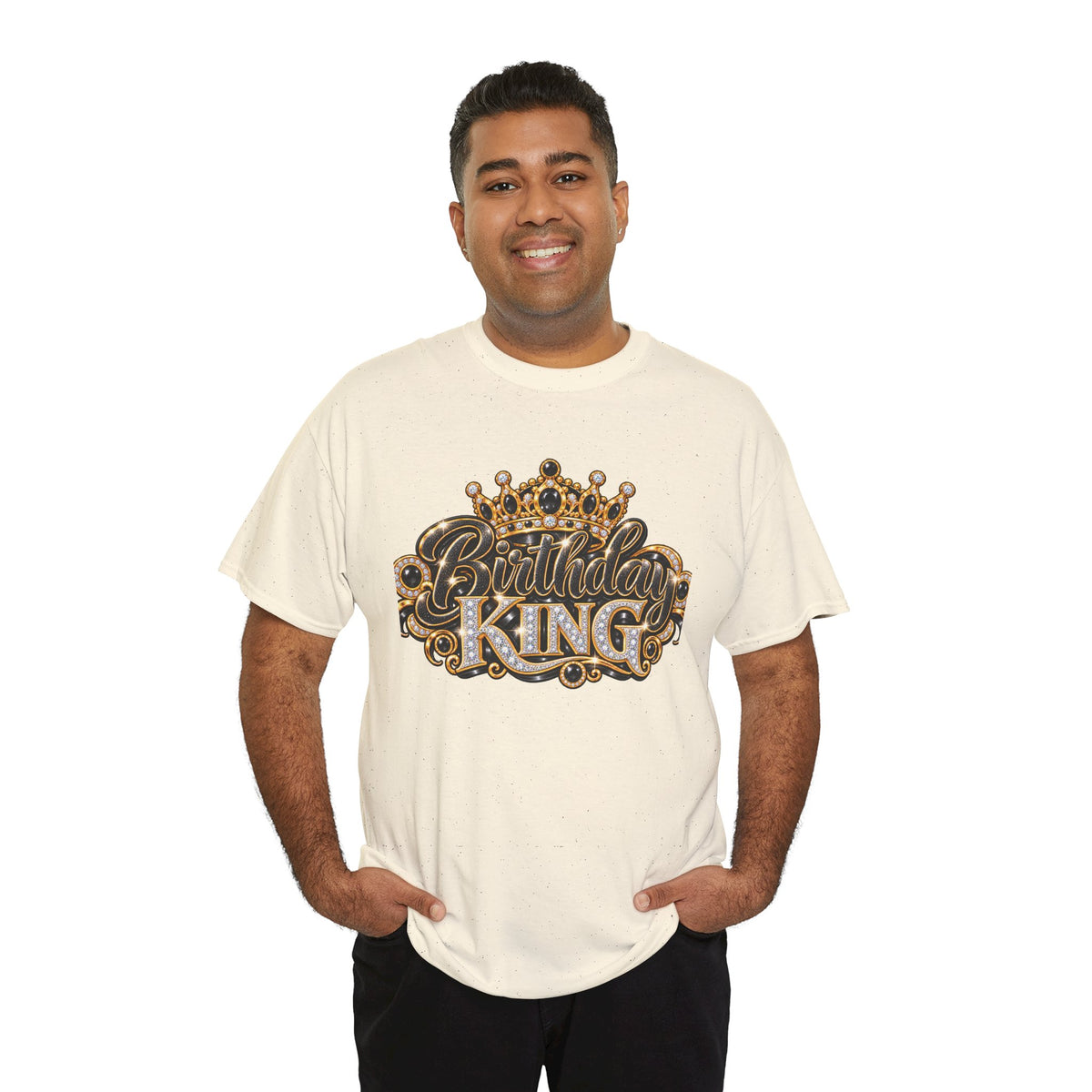 Birthday King Crown Graphic T-Shirt