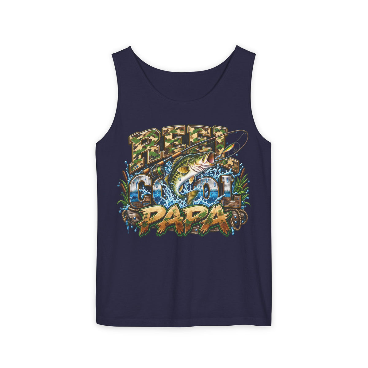 Big Fish Dad Tank Top | Fishing Graphic Tank
