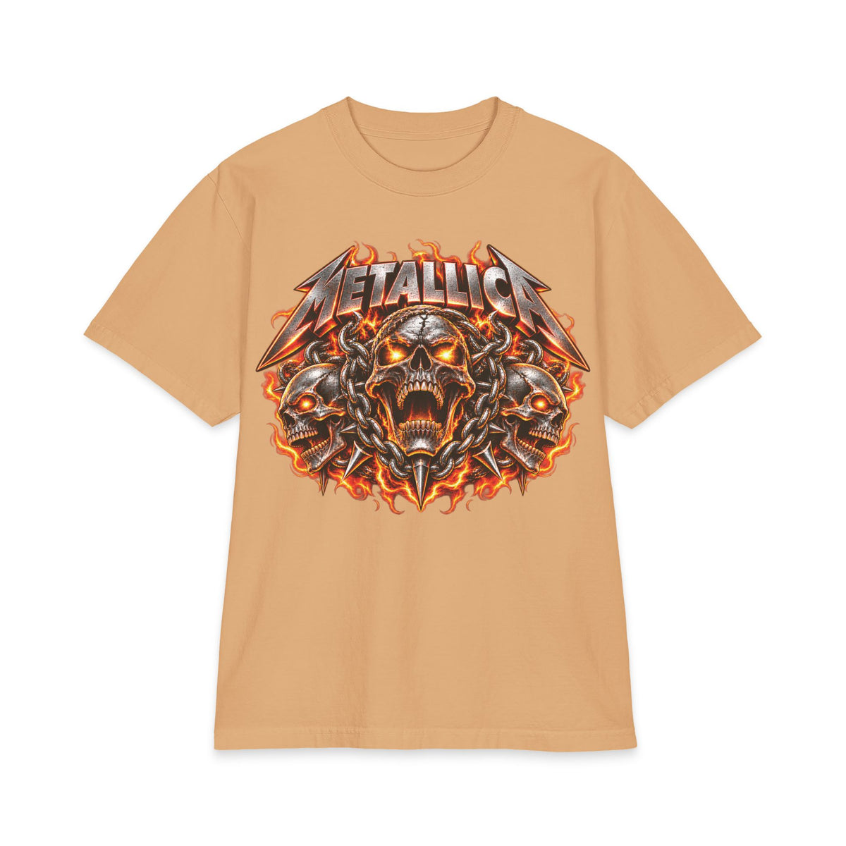 Metallica Skull and Snake T-Shirt | Rock Band Graphic Tee