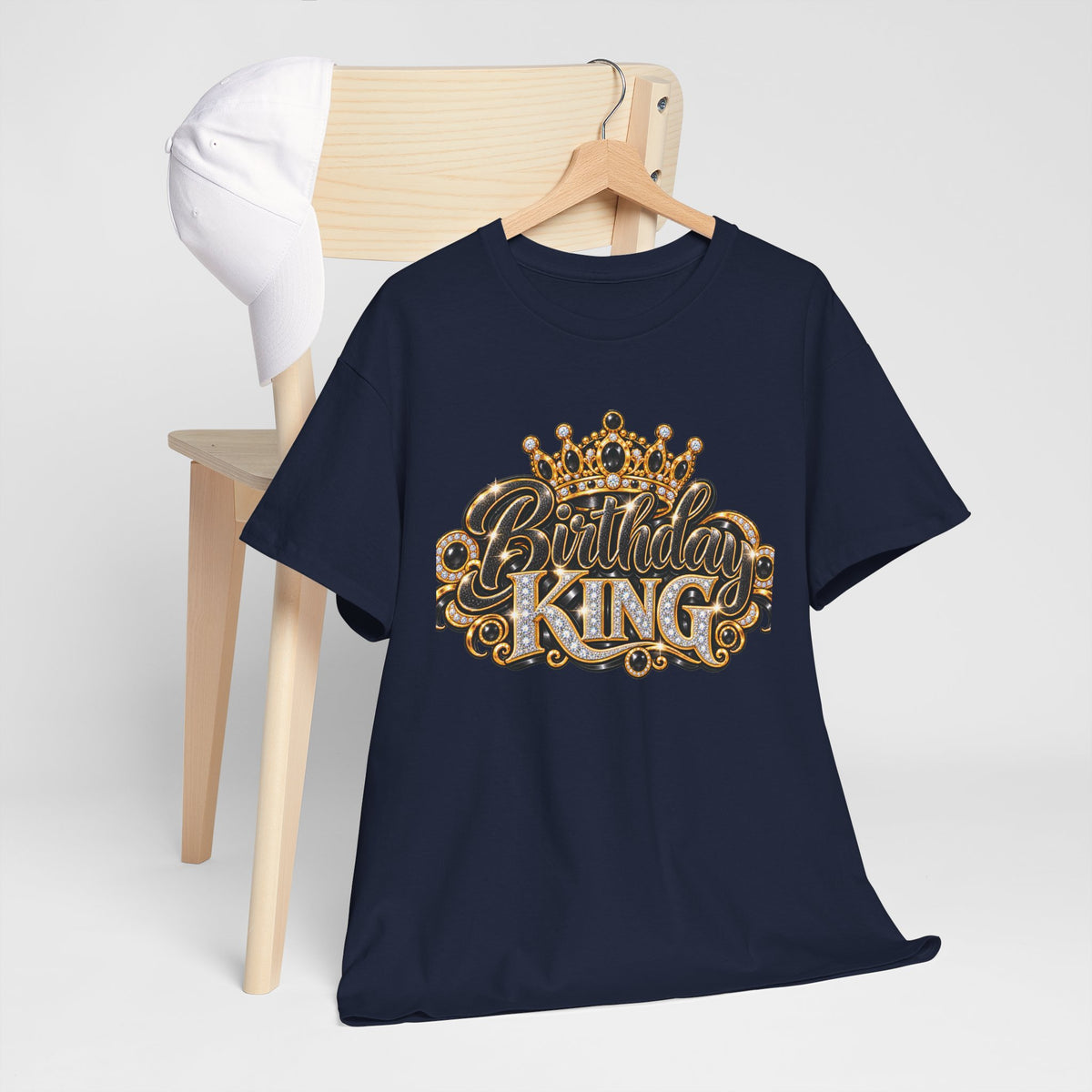 Birthday King Crown Graphic T-Shirt
