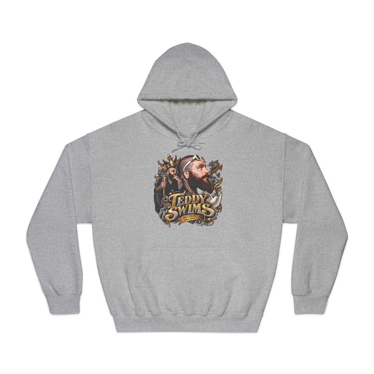 Teddy Swims Portrait Hoodie | Musical Artist Graphic Pullover