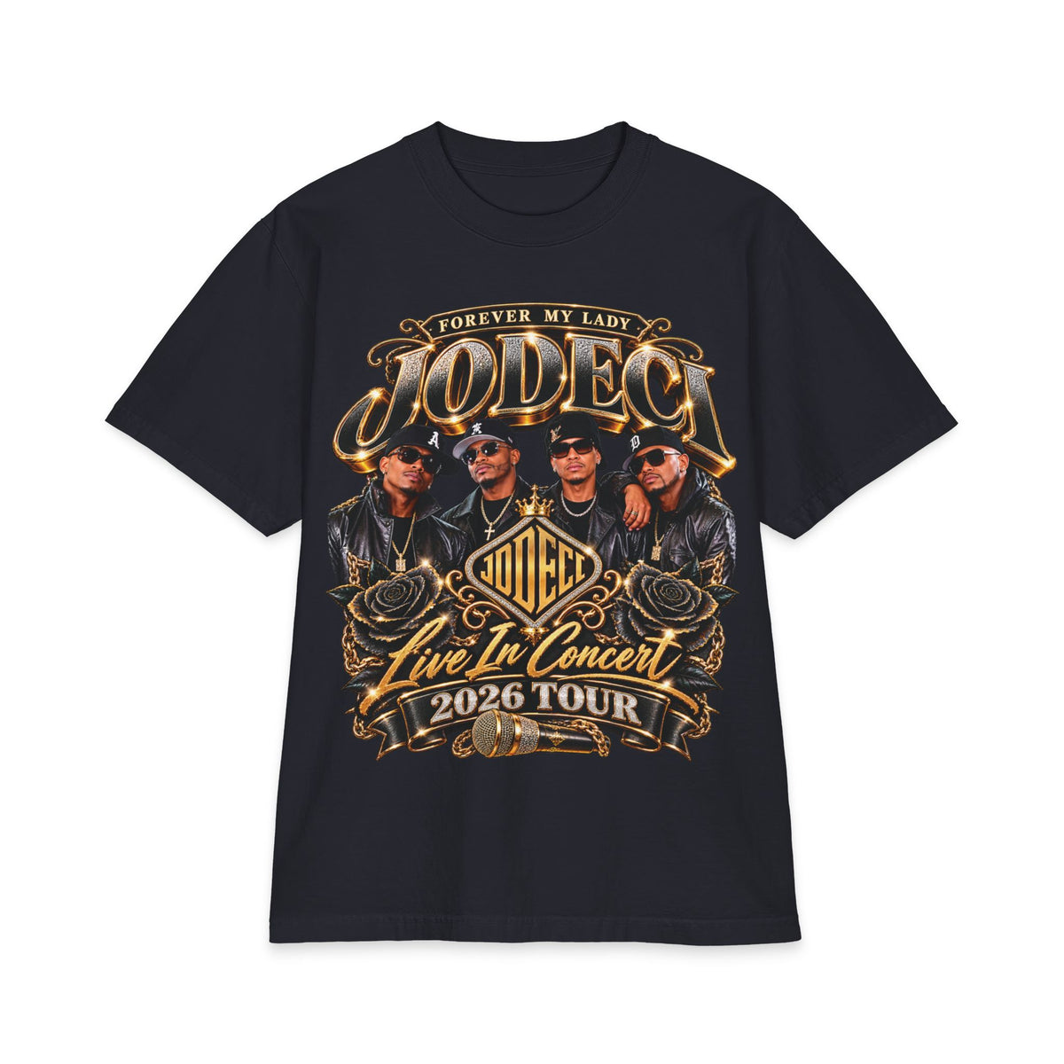Jodeci Live In Concert 2026 Tour T-Shirt | R&B Band Tee