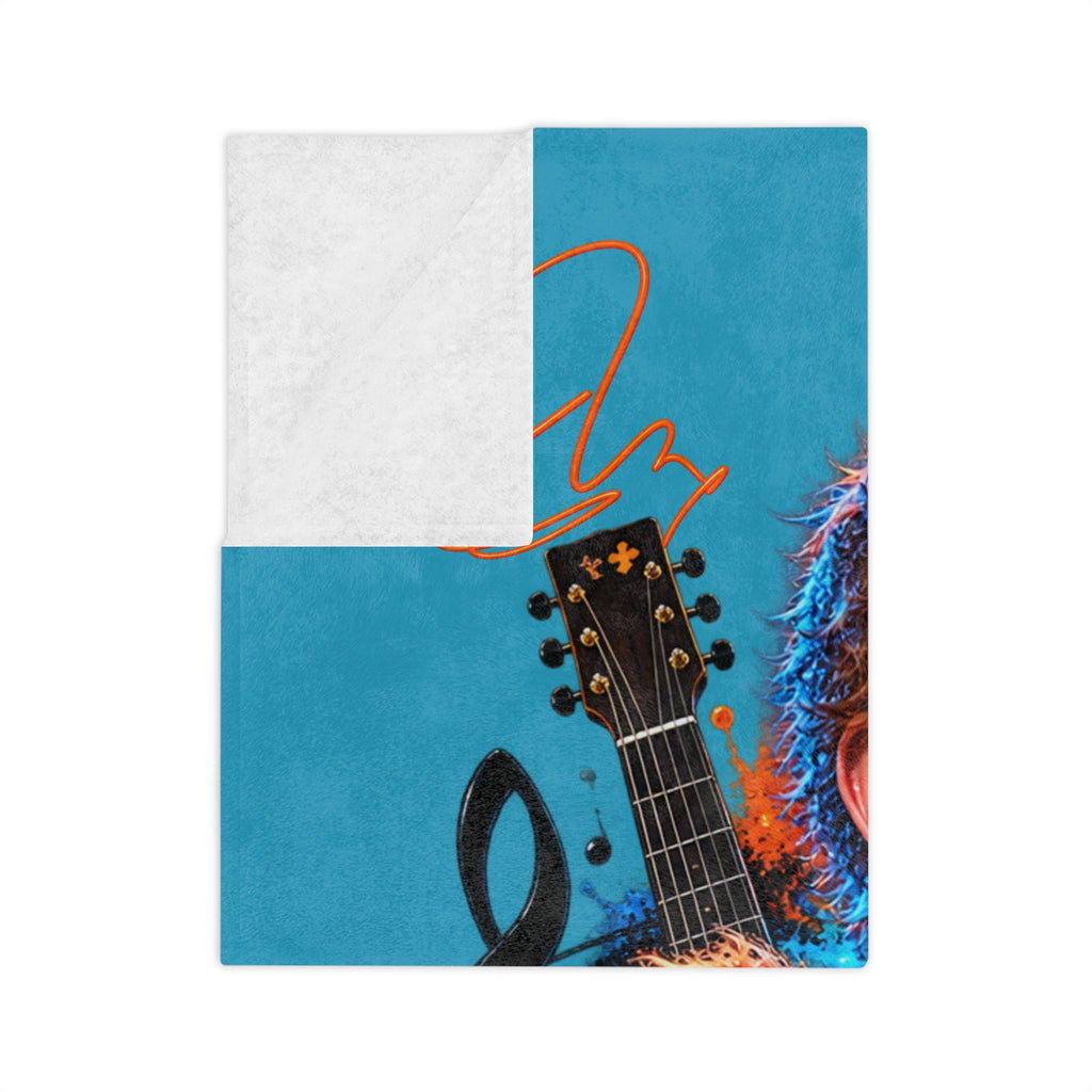 Ed Sheeran collage Velveteen Blanket | Musician portrait, guitar artwork