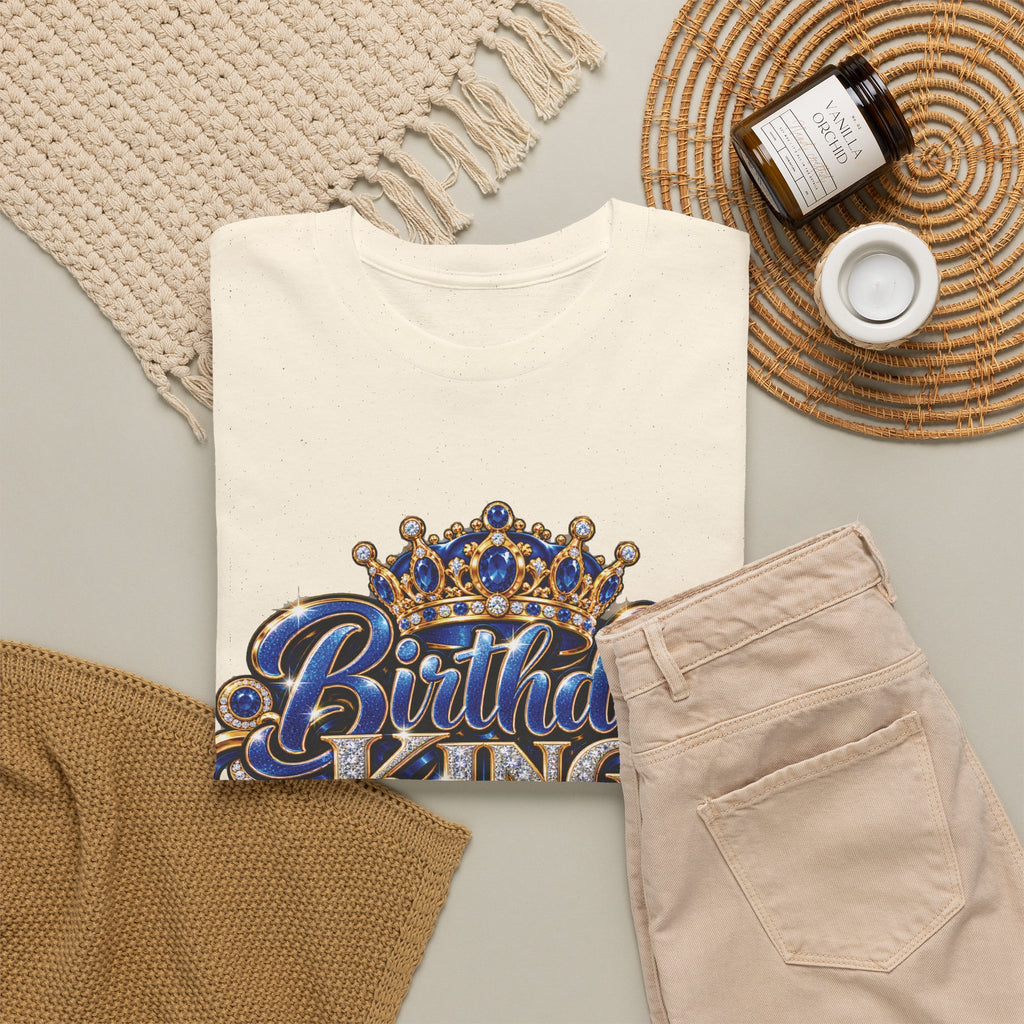 Birthday King Crown Graphic T-Shirt