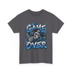 Game Over Skull Gamer T-Shirt | Level Up Graphic Tee