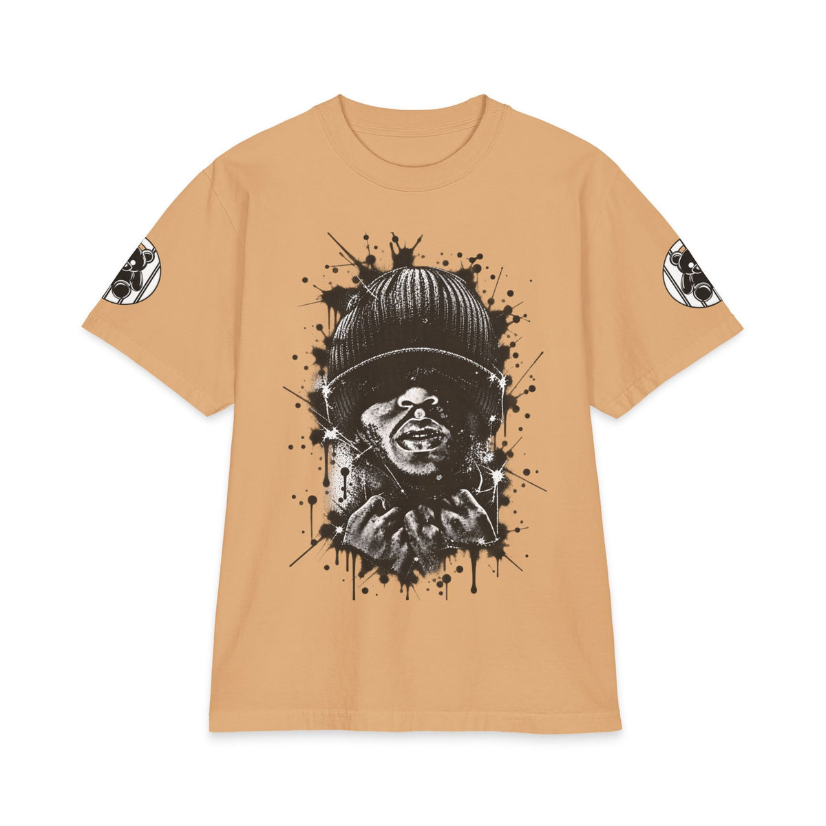 10 Years of 6lack Tour graphic T-Shirt | 6LACK portrait splash design