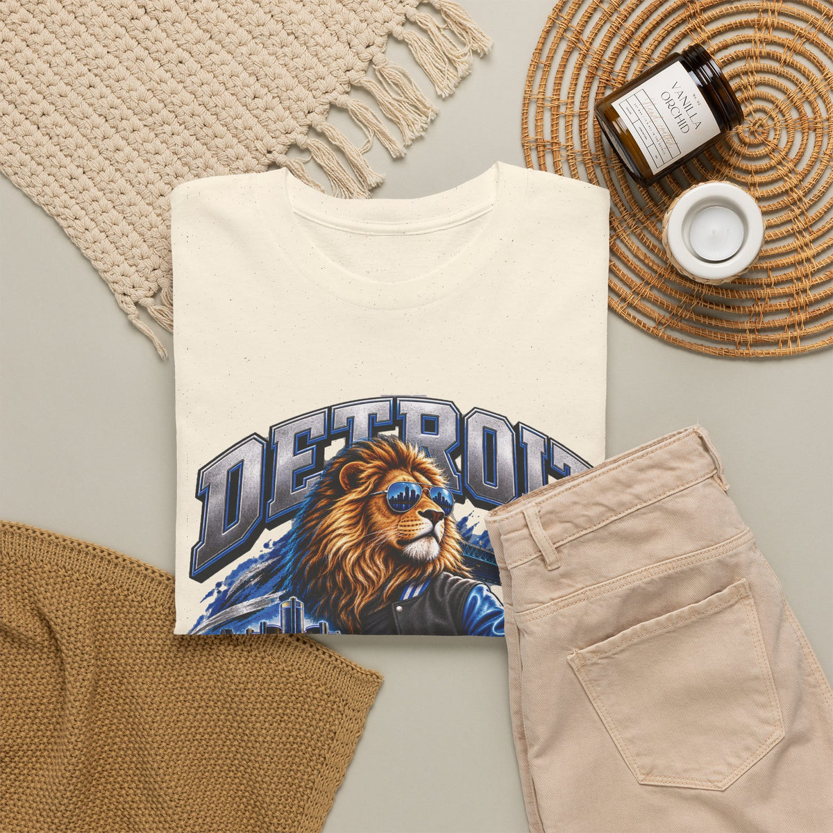 Detroit Lions Football Graphic T-Shirt