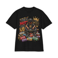 Hip Hop DJ Turntables Graphic T-Shirt | Retro Cassette Street Art