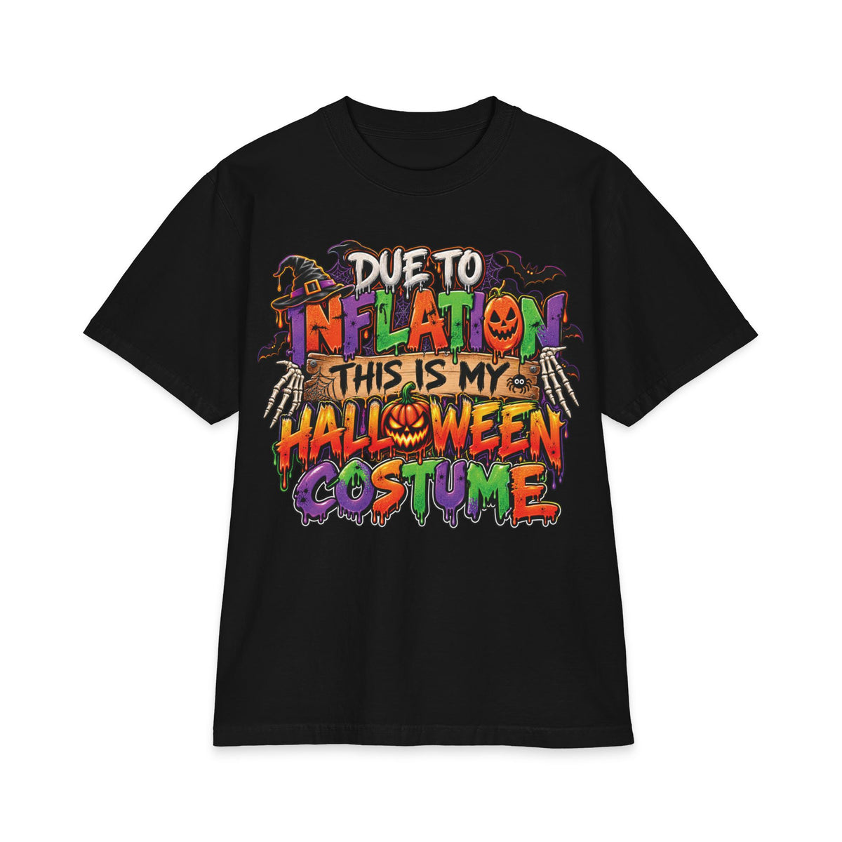 Due to Inflation This Is My Halloween Costume T-Shirt | Funny Halloween Tee