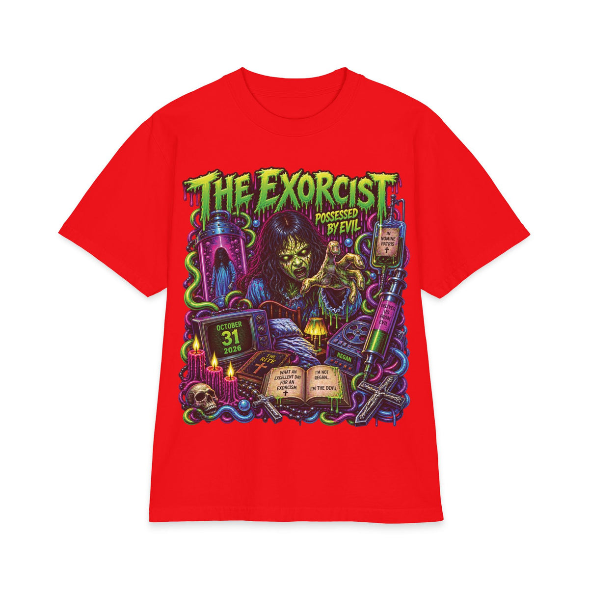 The Exorcist graphic tee | Horror movie art T-Shirt
