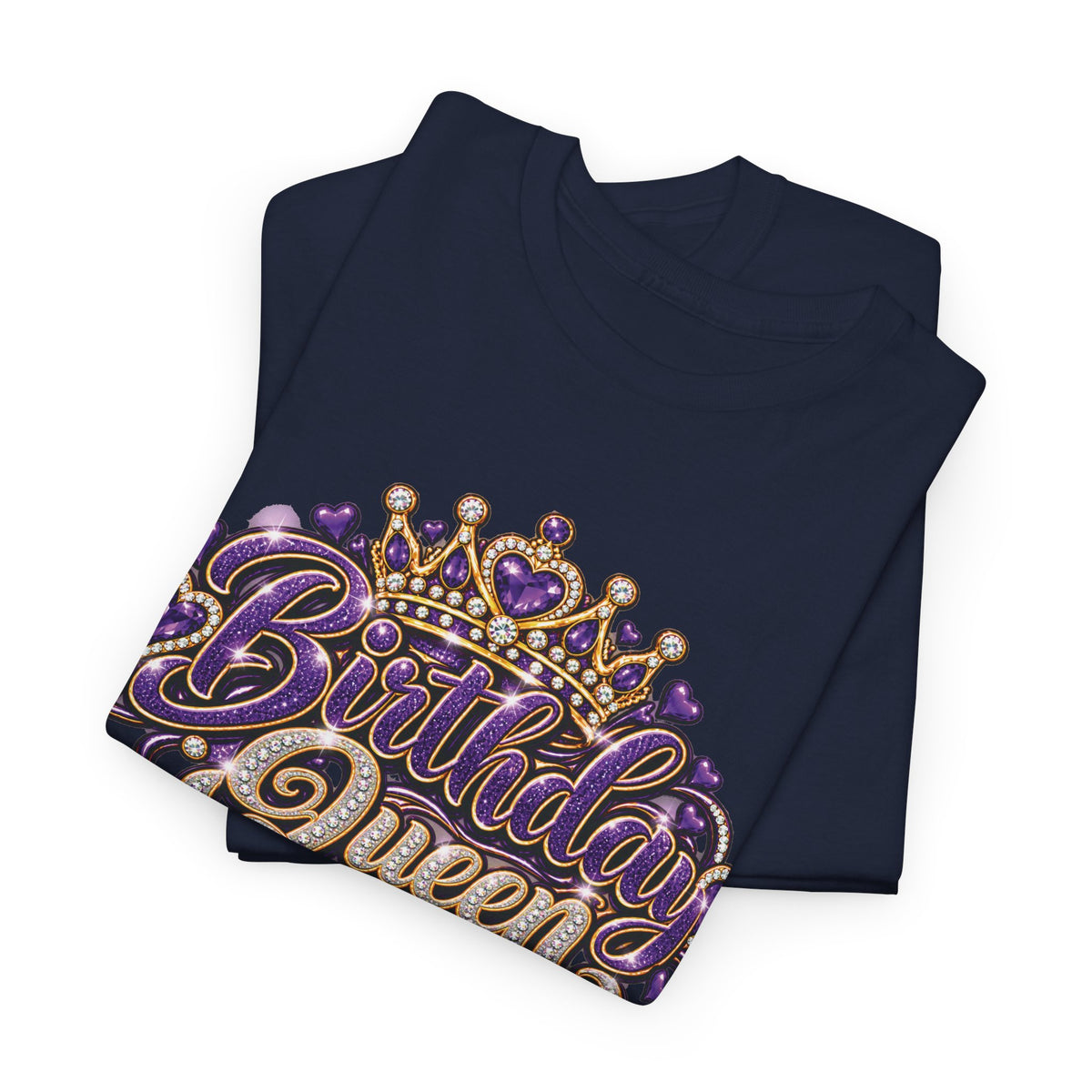 Birthday Purple Queen Graphic T-Shirt