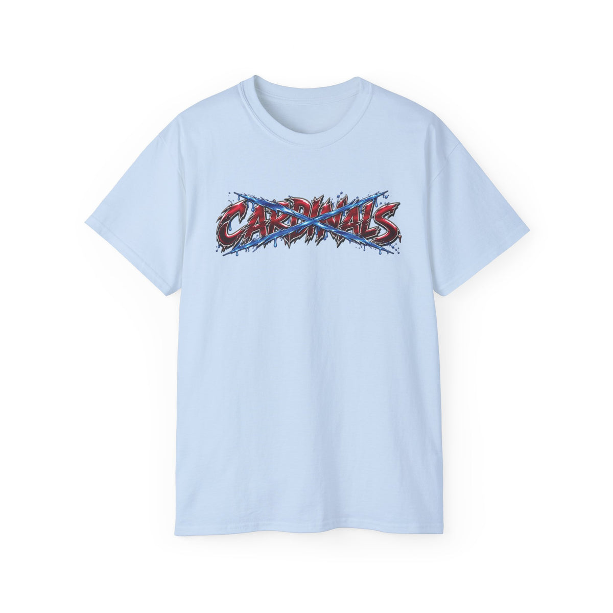 Detroit vs Arizona Rivalry Graphic Tee | Lions vs Cardinals Illustration, Bold Lettering