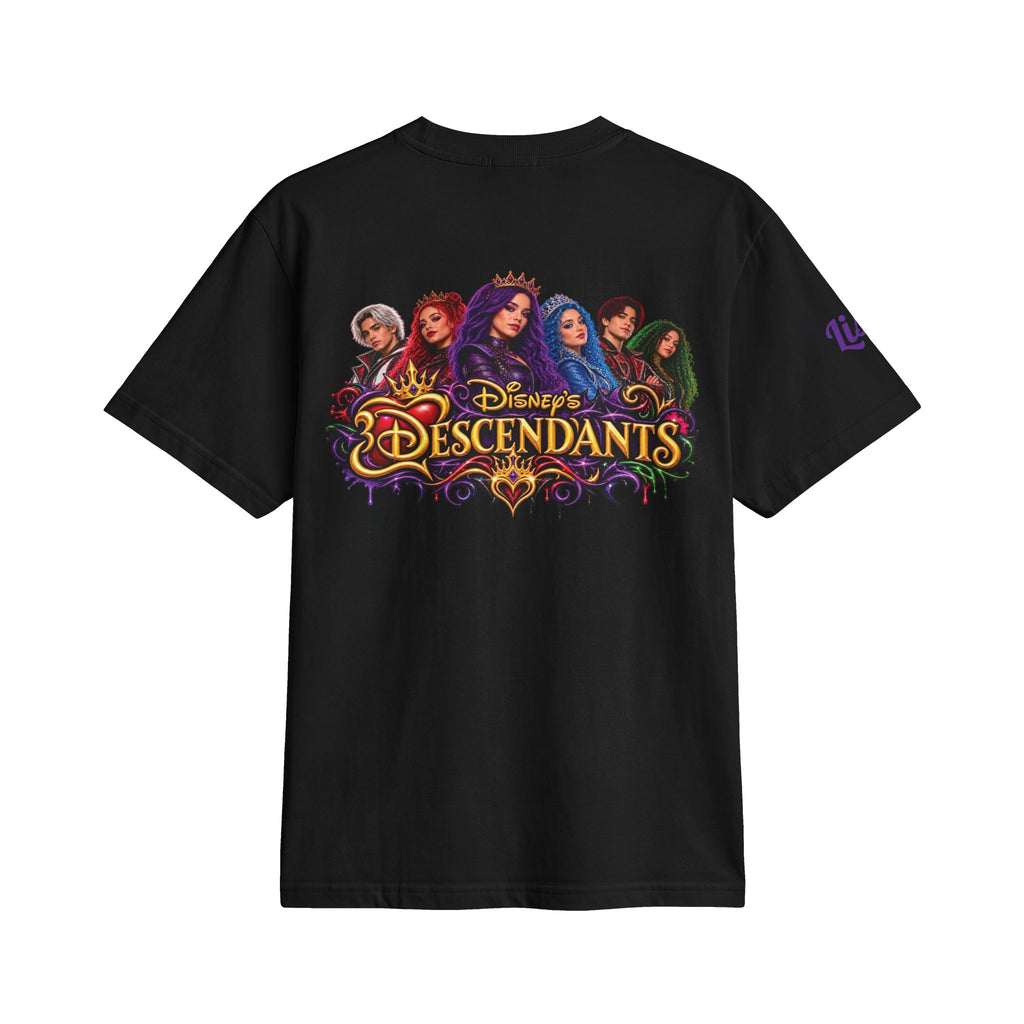 Descendants and Zombies Worlds Collide cographic T-Shirt | Descendants 3 Zombies logo tee