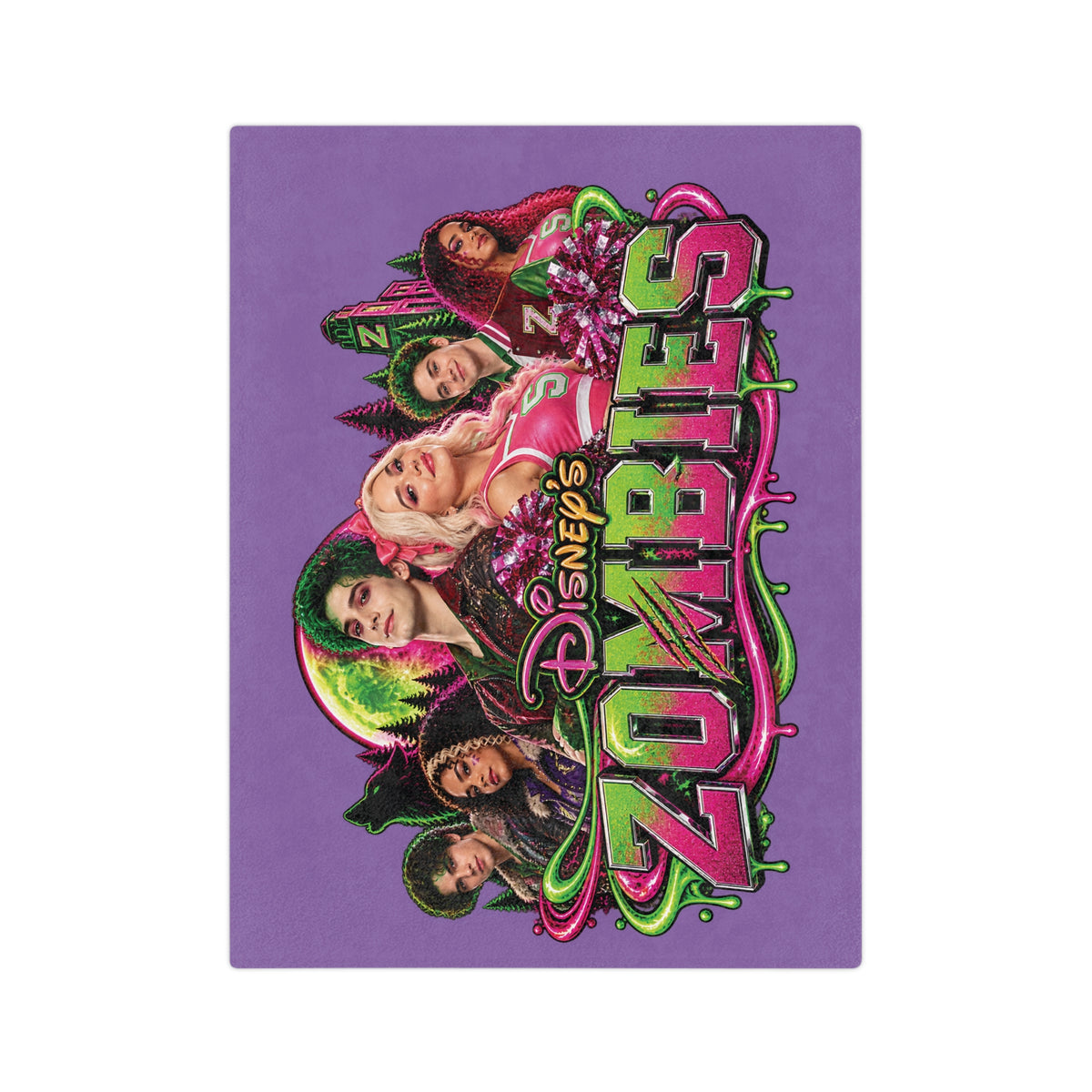 Zombies Characters Blanket | Velveteen Microfiber Blanket