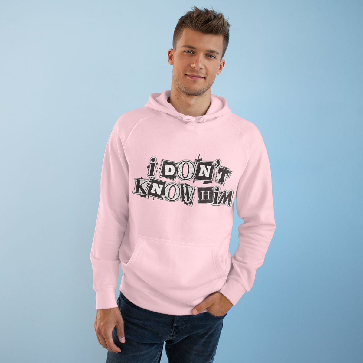 I Don’t Know Him Couples Graphic Hoodie