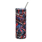 Houston Texans Logo Collage Tumbler | 20oz Stainless Steel