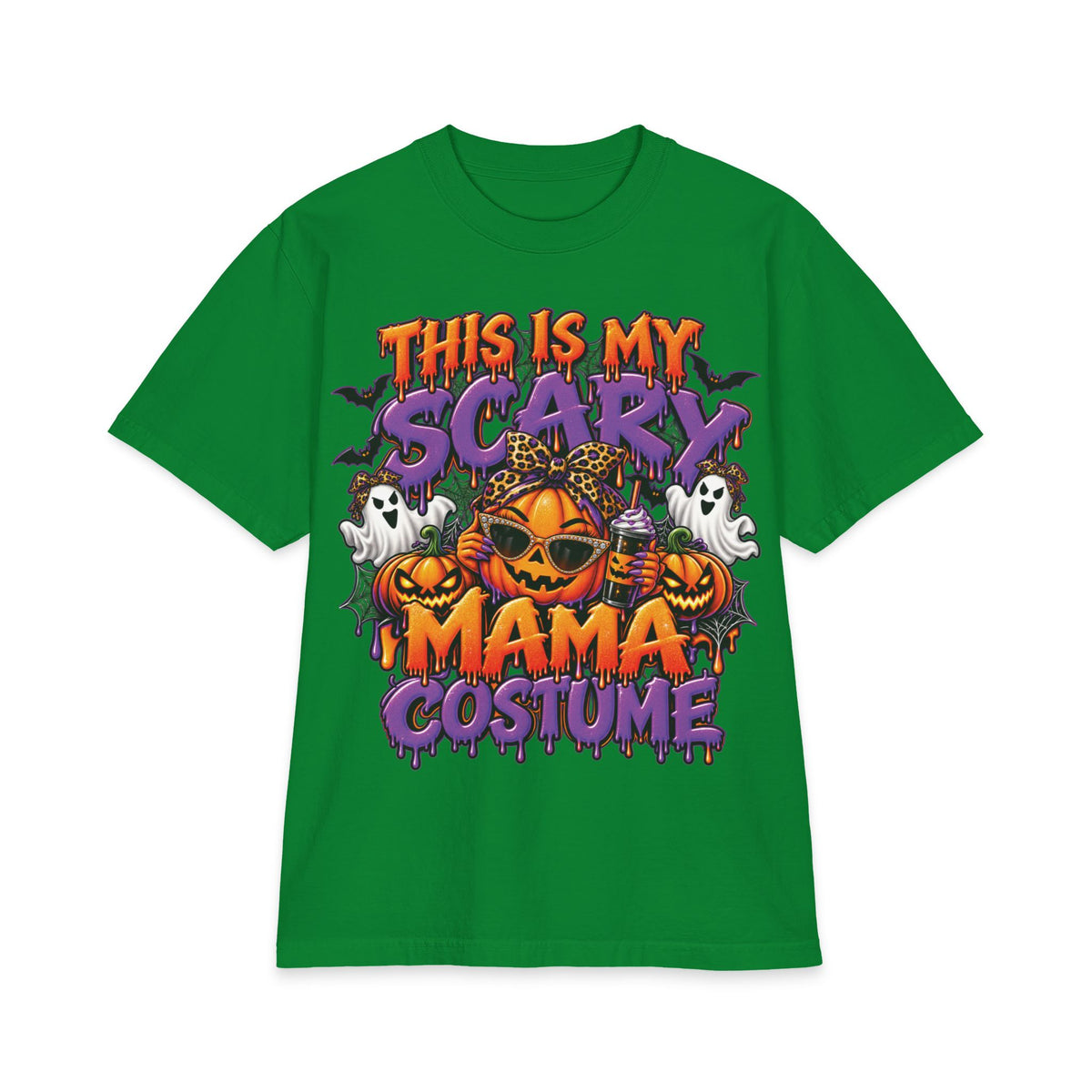 This Is My Scary Mama Costume T-Shirt | Halloween Pumpkin Ghosts