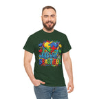 Different Is Beautiful Autism Puzzle Heart T-Shirt | Neurodiversity Awareness Tee