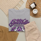 Never Walk Alone Lupus Ribbon Tee | Purple Awareness Ribbon, Support Shirt