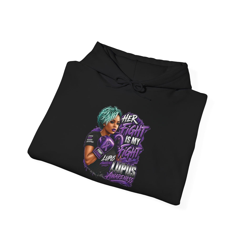 Her Fight Is My Fight hoodie | Lupus Awareness, Fighter Illustration