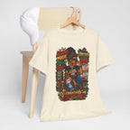 Melanated Made Rooted Grace T-Shirt | Celebrating Me graphic tee