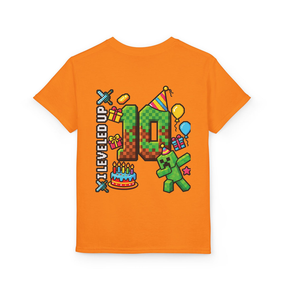 Minecraft-Inspired “Bruh, It’s My Birthday” Youth T-Shirt