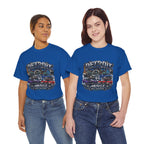 Detroit Muscle Car Tee | Vintage Hot Rod Illustration, Garage Scene