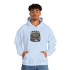 Raised On hip hop Hoodie | Vintage Guitar Skull Band Design