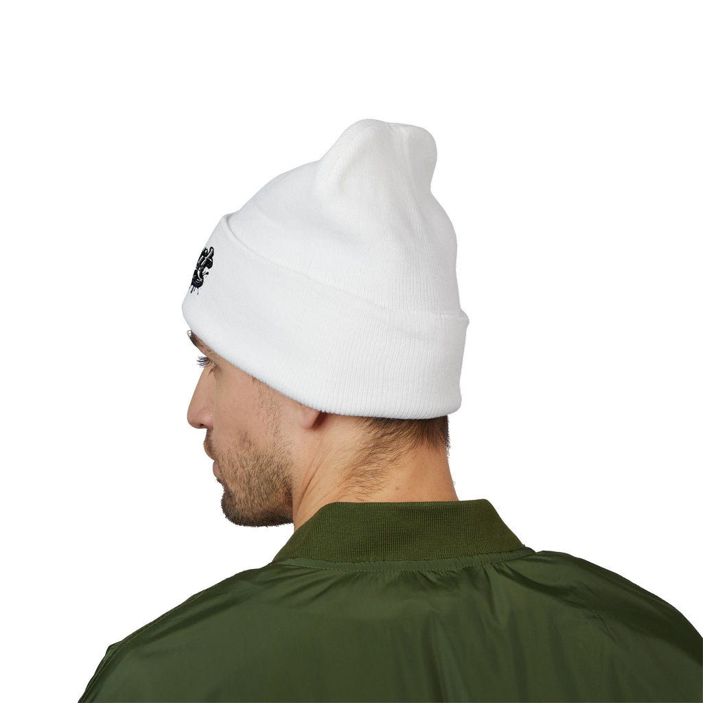 Detroit Graffiti Script Beanie | Embroidered Cuffed Beanie