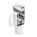 Football Dad Tumbler | 40oz Insulated Travel Mug