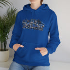 Detroit Graffiti Style Hoodie | City Skyline Street Art Pullover