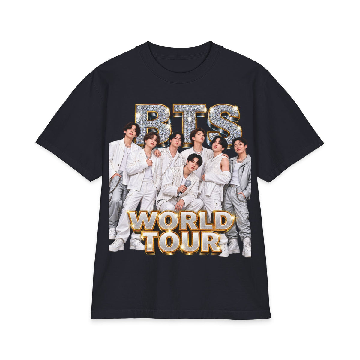 BTS World Tour Band Photo T-Shirt | BTS Style Concert Tee