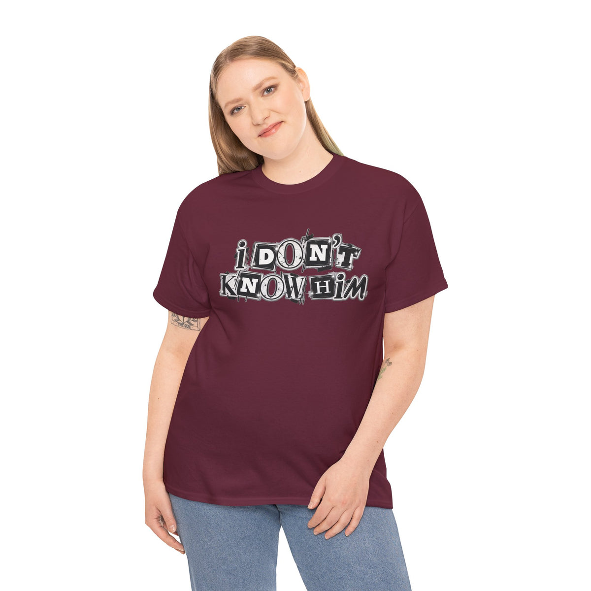 I Don’t Know Him Couples Statement T-Shirt