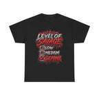 Level of Savage Gemini T-Shirt | Zodiac Astrology Tee, Detroit Graffiti Back