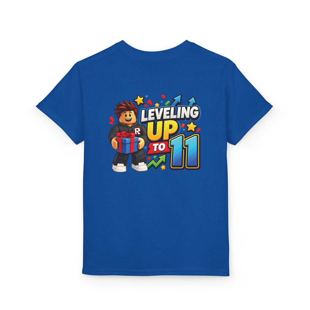 Roblox Birthday Leveling Up to 11 Youth T-Shirt