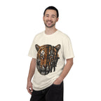 Tiger Face with Retro Script T-shirt