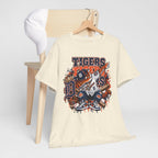 Detroit Tigers Mascot Baseball Tee | Vintage Tiger Batter Design